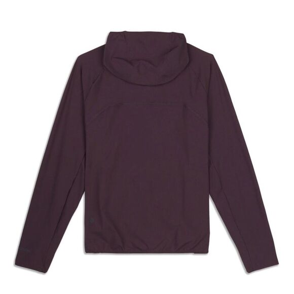 Lululemon Step To It Hooded Jacket in Black Cherry Color Size 4 - Picture 6 of 12